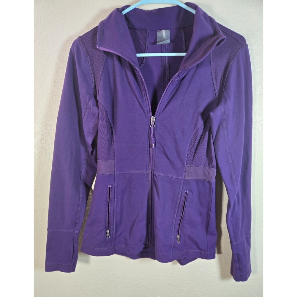 Calia by Carrie Underwood zip up purple athletic jacket Sz Small